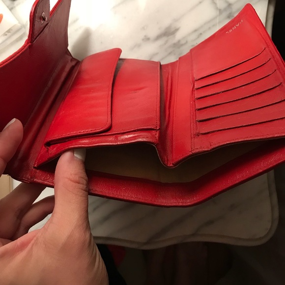 Chanel calfskin classic quilt trifold wallet - Picture 8 of 8